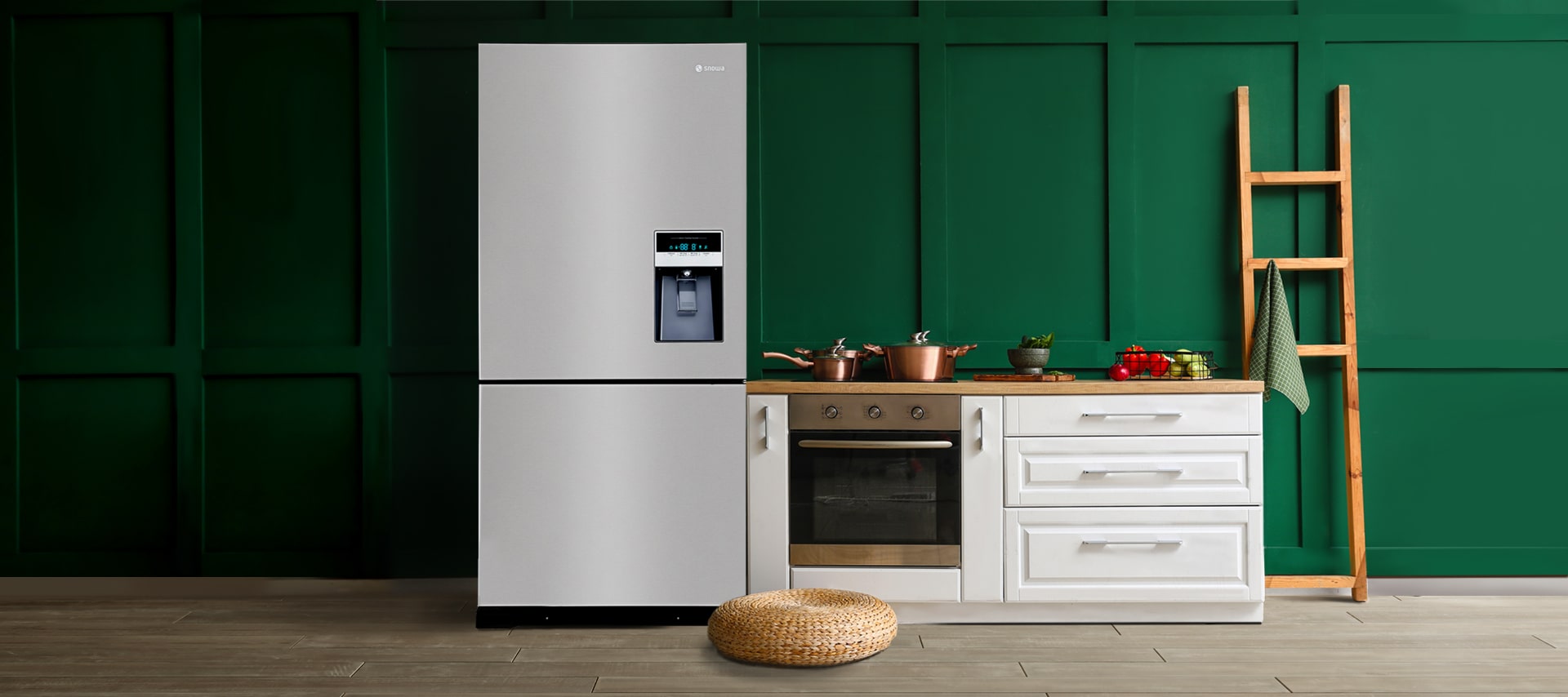 یخچال و فریزر اسنوا SBDI-L301-SS