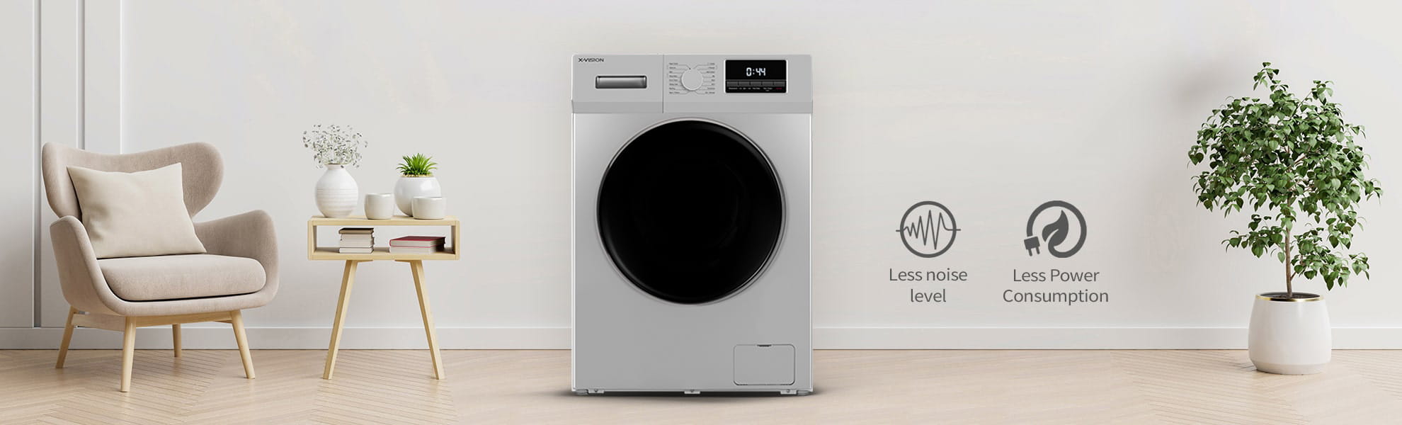 ماشین لباسشویی ایکس ویژن TG84-ASBL