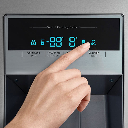 یخچال و فریزر بالا و پایین اسنوا راشین مدل SBDI-L301-SS