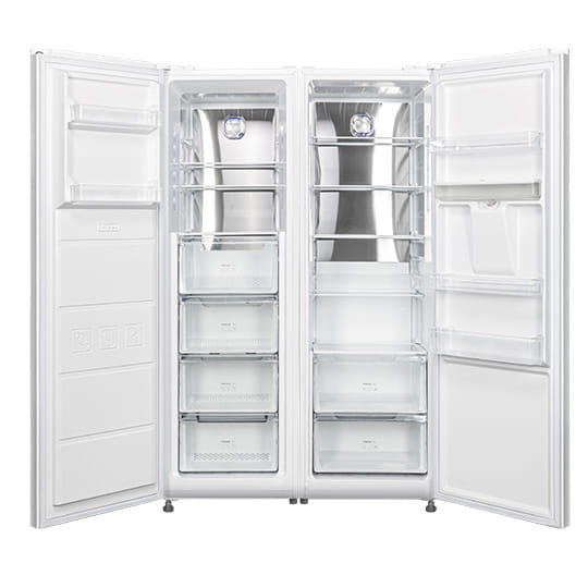 یخچال و فریزر دوقلو ایکس ویژن مدل KTR630-KTF630-W