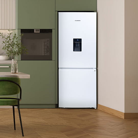 یخچال و فریزر بالا و پایین ایکس ویژن مدل HB470-WI