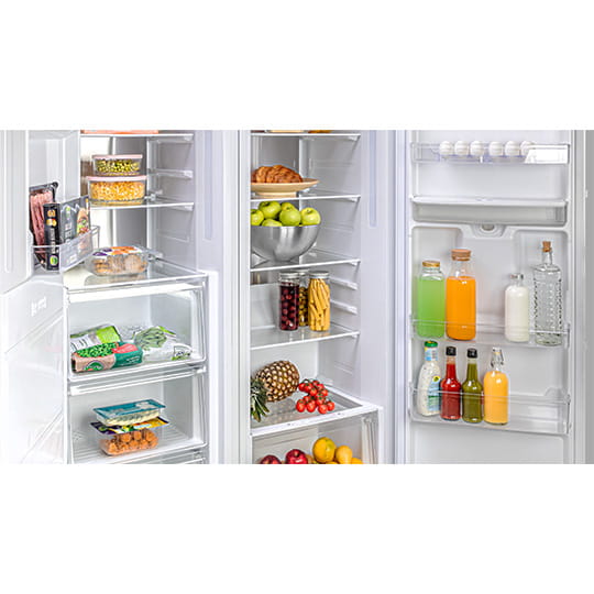 یخچال و فریزر دوقلو ایکس ویژن مدل KTR630-SD-KTF630-S
