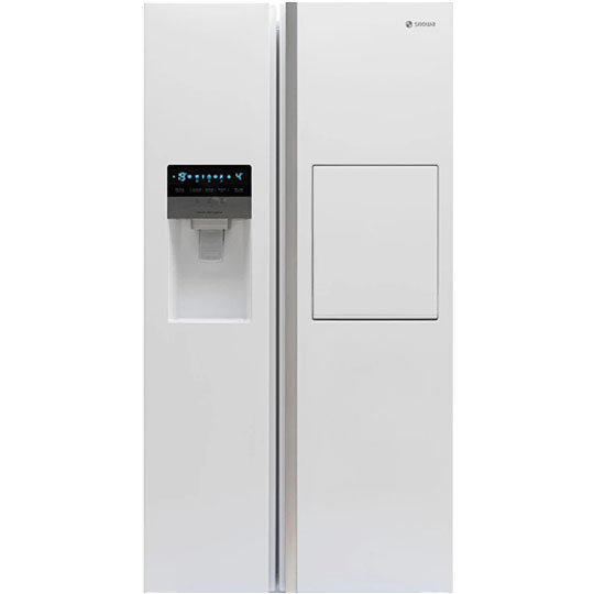یخچال و فریزر ساید بای ساید آدینا اسنوا مدل S2Di-S110-W