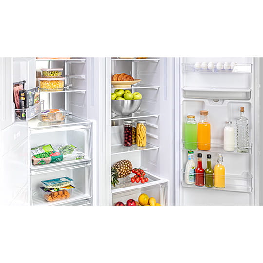 یخچال و فریزر دوقلو ایکس ویژن مدل KTR630-KTF630-W
