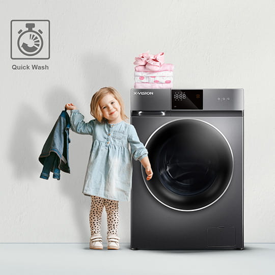 ماشین لباسشویی ۱۰ کیلویی ایکس ویژن TX102-ASD