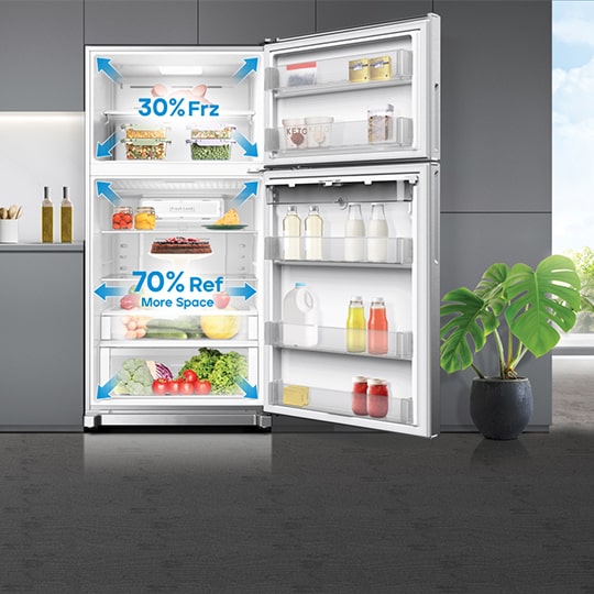 یخچال فریزر بالا و پایین دوو مدل TMI-32SS