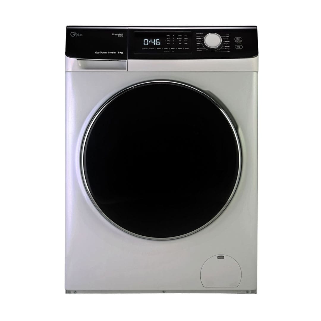 ماشین لباسشویی 8 کیلویی جی‌ پلاس مدل GWM-K846S نمای ۲