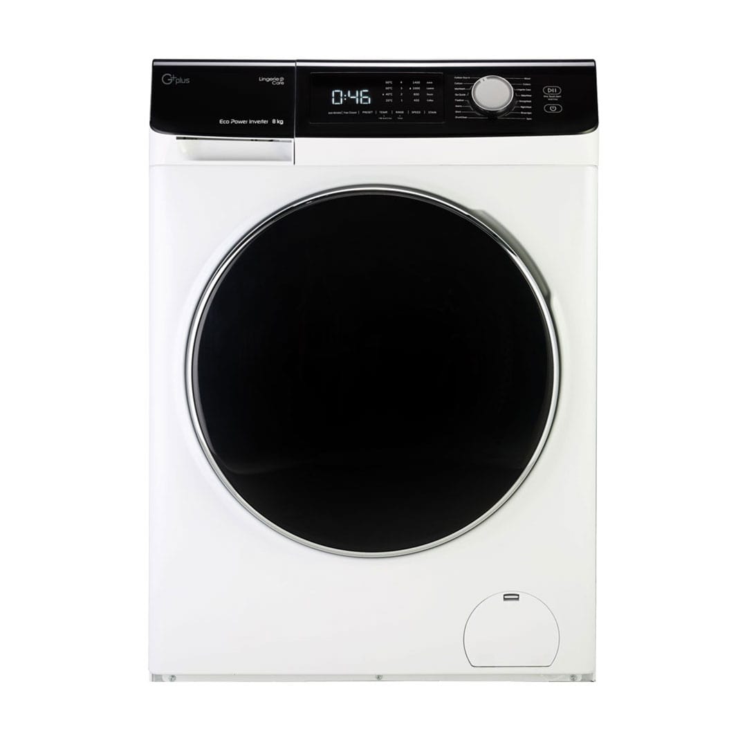 ماشین لباسشویی 8 کیلویی جی‌ پلاس مدل GWM-K846W نمای ۲