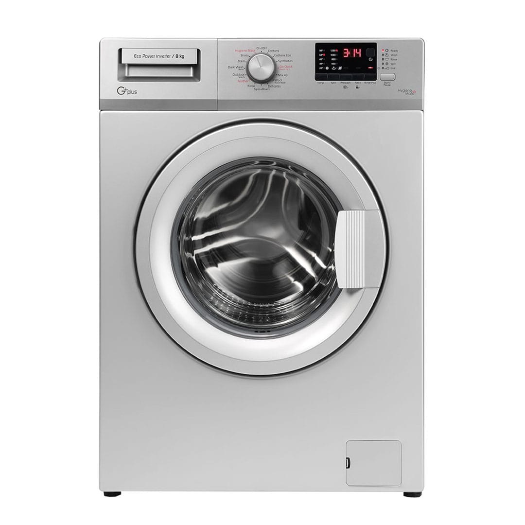 ماشین لباسشویی 8 کیلویی جی پلاس مدل GWM-82B13S نمای ۲
