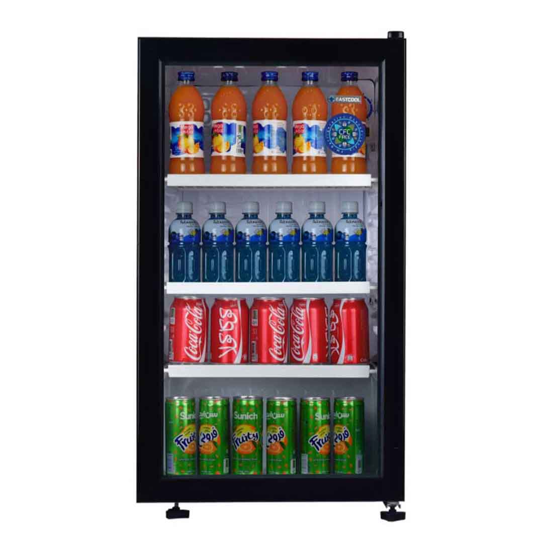 یخچال شوکیس 5 فوت ایستکول مدل TM-9580CS سفید نمای ۲